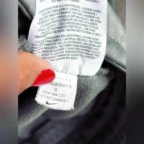 Nike Mens Black Gray Therma Fit Long Sleeve Hyper Elite Hooded Full Zip Jacket S - Picture 3 of 16